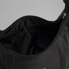 Сумка женская, 1 отдел на молнии, 2 наружных кармана, чёрная - Фото 5