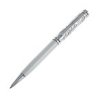Ручка подарочная Silwerhof GRACEFUL, корпус перламутр белый с лазерной вырубкой - Фото 1