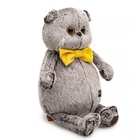 Мягкая игрушка «Кот Басик», с рыжим бархатным бантом, 22 см - Фото 2