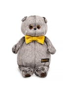 Мягкая игрушка «Кот Басик», с рыжим бархатным бантом, 22 см - Фото 3