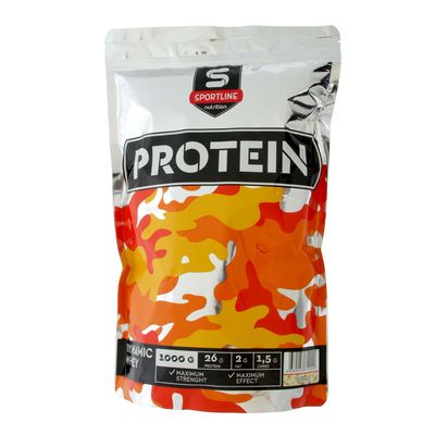 Протеин SportLine Dynamic Whey Protein, Ваниль, спортивное питание, 1000 г