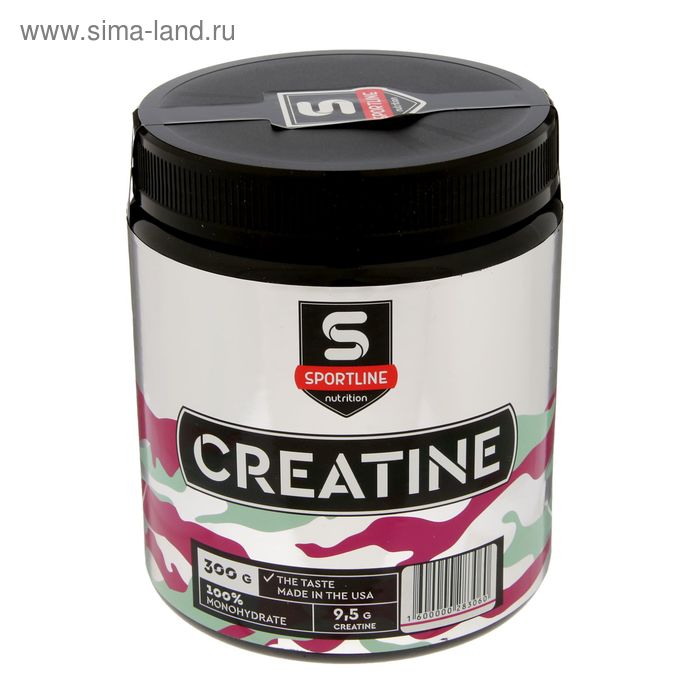 Креатин SportLine Creatine Monohydrate, 300 г - Фото 1