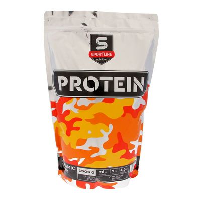 Протеин SportLine Dynamic Whey Protein, клубника, 1000 г
