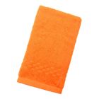 Полотенце Collorista однотонное, цвет оранжевый, размер 40х70 см +/- 3 см, 400 гр/м2 - Фото 1