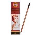 Сепия в карандаше 4.2 мм Koh-I-Noor GIOCONDA 8804, коричневая, тёмная, лаковый корпус, 175 мм - Фото 1