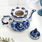 Чайник фарфор гжель «Анемон», 1 л - Фото 11