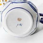 Чайник фарфор гжель «Анемон», 1 л - Фото 5