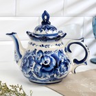 Чайник фарфор гжель «Анемон», 1 л - Фото 7