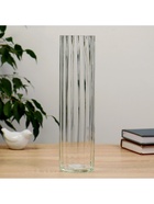 Ваза «Цилиндр», 1.35 л, d=8 см, h=30 см, стекло, прозрачная - Фото 2