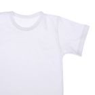 Комплект для мальчика (футболка+шорты), рост 92-98 см, цвет белый-чёрный (арт. 407) - Фото 4