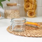 Банка стеклянная для сыпучих продуктов Optima, 240 мл, с бугельным замком - Фото 5