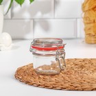 Банка стеклянная для сыпучих продуктов Optima, 240 мл, с бугельным замком - Фото 8