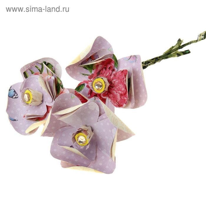 Цветок «Нежный букет», набор для создания, 29.5 × 29.5 см - Фото 1