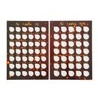 Альбом-планшет для монет "Современные рубли: 1 и 2 руб. 1997- 2017 гг.", два монетных двора - Фото 2
