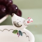 Солонка «Курочка», 7.5×7.5×6 см, 70 мл, 1 сорт, автор Верченко Н.П.. - Фото 5