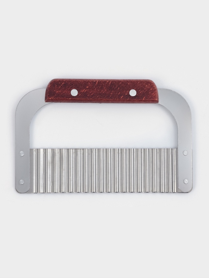 Нож для фигурной резки Доляна, 18×12 см, серебристый - Фото 1