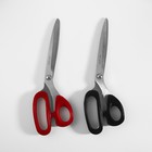 Ножницы закройные, скошенное лезвие, 10", 26 см, цвет МИКС - фото 8270746