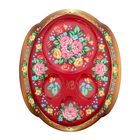 Подставка пасхальная под 3 яйца и кулич "ХВ" - Фото 1