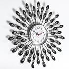 Часы настенные, серия: Ажур, "Перья павлина", плавный ход, d-48 см, циферблат 14 см - Фото 2