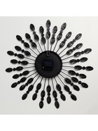 Часы настенные, интерьерные, большие «Павлин», плавный ход, d-48 см, циферблат d-14 см 1252067