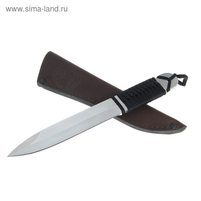 Нож НС-65 г.Златоуст, рукоять-шнур, сталь 40Х10С2М (ЭИ-107) - Фото 1
