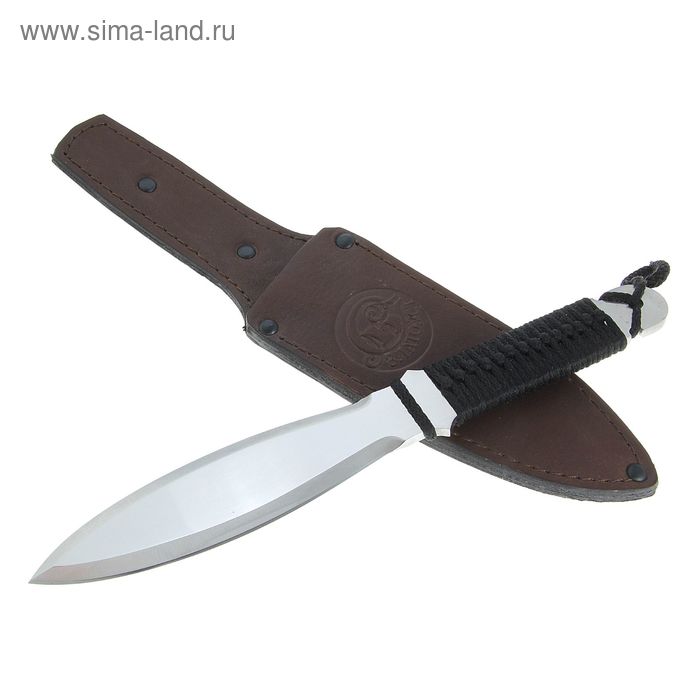 Нож НС-66 г.Златоуст, рукоять-шнур, сталь 40Х10С2М (ЭИ-107) - Фото 1