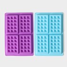 Форма для выпечки Доляна «Сладости. Венские вафли», силикон, 28.5×18.5 см, 4 ячейки (12.3×8.1 см), МИКС - Фото 7