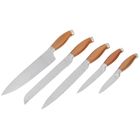 Набор ножей на подставке «Бронза», 5 шт: лезвие 9,5 см, 13,5 см, 20 см, 20 см, 20 см - Фото 2