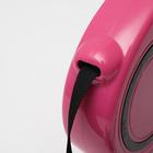 Рулетка эргономичная, 5 м, до 15 кг, розовая - Фото 3