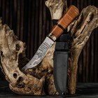 Нож охотничий "Таежник" 23 см, клинок 112мм/2,8мм, дерево, с гравировкой - Фото 2