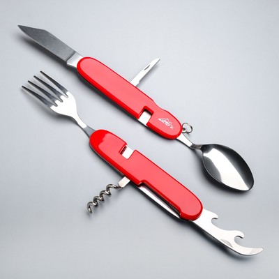 Набор туриста «Путешественник» 5 в 1, красный