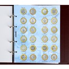 Альбом для монет "Стандарт. Юбилейные 10-ти рублевые монеты России", 230 х 270 мм, Optima, коричневый - Фото 7