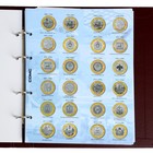 Альбом для монет "Стандарт. Юбилейные 10-ти рублевые монеты России", 230 х 270 мм, Optima, коричневый - Фото 9