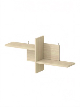 Полка навесная, 696×150×340 мм, цвет дуб млечный