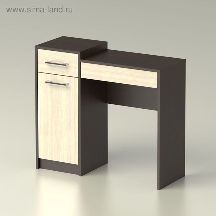 Столик туалетный "Танго" 908х343х818, венге, дуб млечный без зеркала - Фото 1