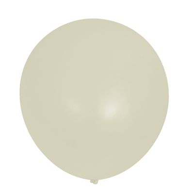 Шар латексный 12", металл, набор 15 шт., цвет белый