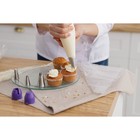 Набор кондитерский Доляна «Радость», 13 предметов: 6 насадок, 5 кондитерских мешков, адаптер, насадки и цвет МИКС - Фото 10