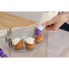 Набор кондитерский Доляна «Радость», 13 предметов: 6 насадок, 5 кондитерских мешков, адаптер, насадки и цвет МИКС - Фото 11