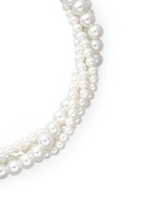 Набор 2 предмета: серьги, шар d=1, бусы «Жемчужный жгут», цвет белый, 45 см - Фото 4