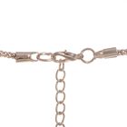 Колье «Круг» ажурный с каплей, цвет красный в золоте - Фото 2