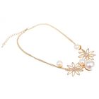 Колье «Цветы жемчужные», цвет белый в золоте - Фото 2