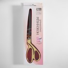 Ножницы закройные, скошенное лезвие, 10.5", 26.5 см, цвет золотой - Фото 6