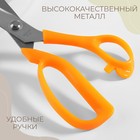 Ножницы закройные, скошенное лезвие, в ножнах, 10", 25 см, цвет МИКС - Фото 2