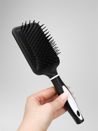Расчёска массажная, широкая, 8×25(±1) см, чёрная - Фото 3