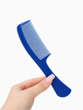 Расческа с ручкой, 19?4(±1) см, МИКС (комплект 6 шт)