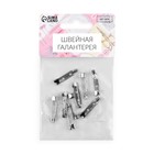 Основа для броши, 2 отверстия, 25 мм, 10 шт., цвет серебряный - Фото 4