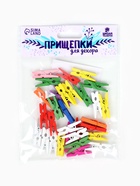 Прищепки деревянные для декора 2.5 см, набор 30 шт. - Фото 5