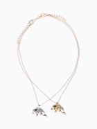 Кулон на цепочке «Дельфины в паре», МИКС, L=40 см - Фото 2