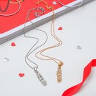 Кулон «LOVE», цвет МИКС, 44 см - Фото 2