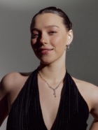 Набор 2 предмета: серьги, колье «Легкий флирт», дождик, белый в серебре, 40 см - Фото 2